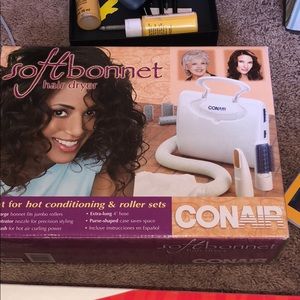 Soft bonnet hairdryer